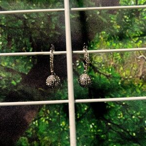 White Crystal Earings